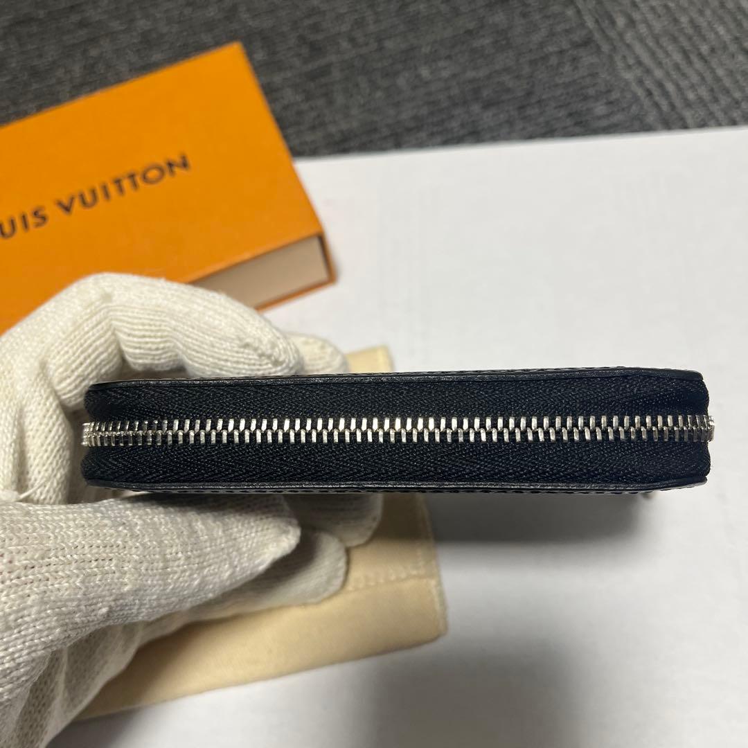 美品IC搭載　LV タイガ ジッピーパース 小銭入れ 黒 箱袋付