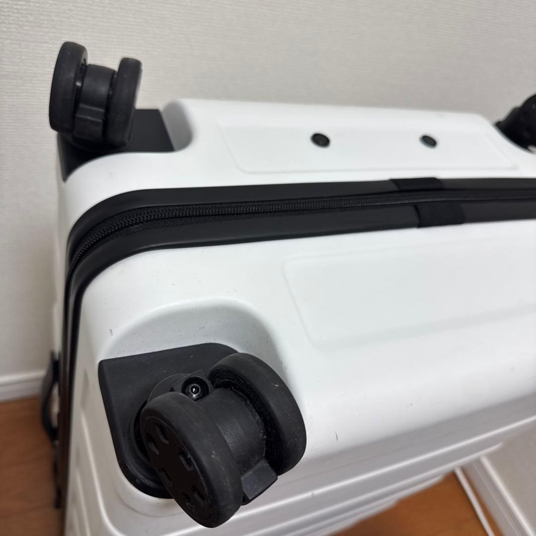 【正規保証あり】無印良品 ハードキャリーケース（スーツケース）75Lホワイト
