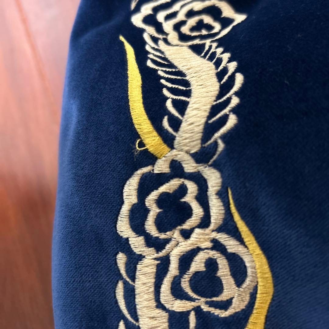 テーラー東洋　別珍×サテンキルト・リバーシブルスカジャン　L