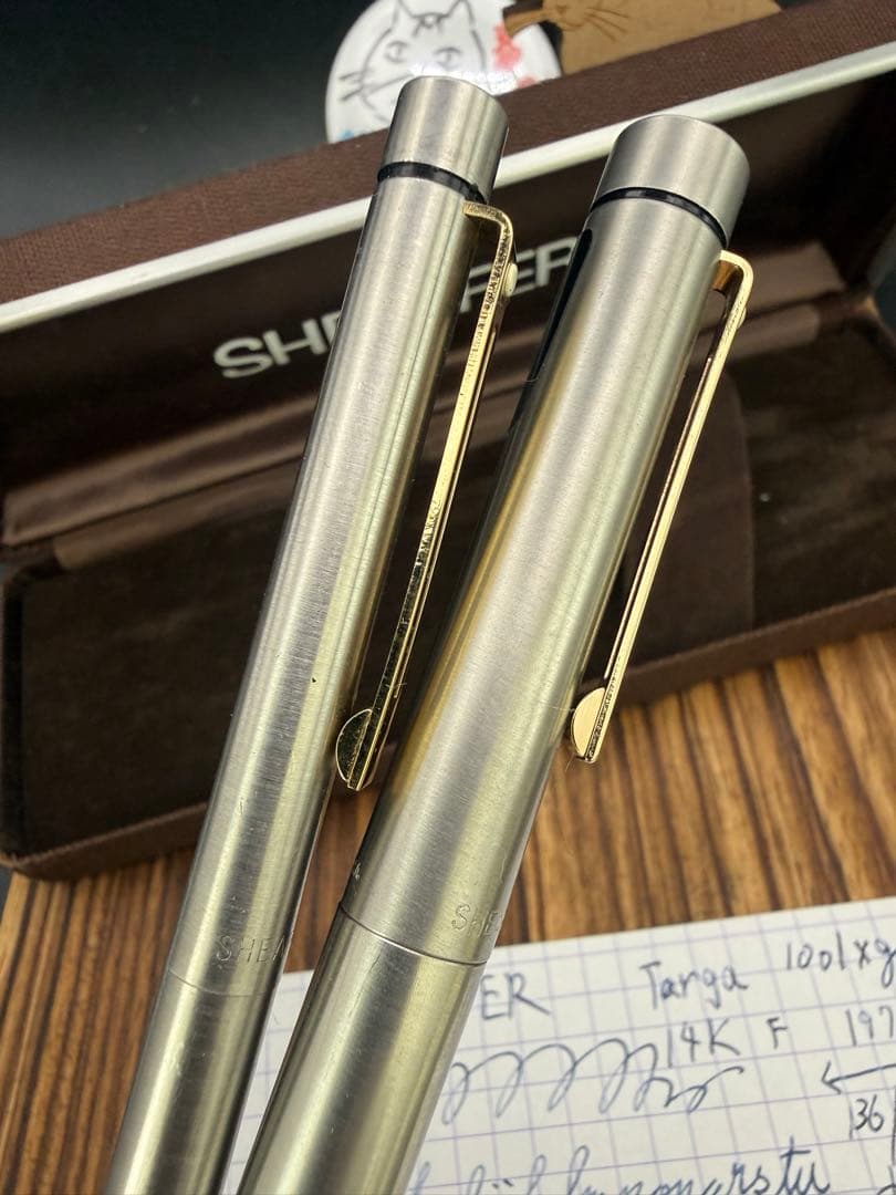 SHEAFFER 万年筆 タルガ 1001xg ボールペンセット