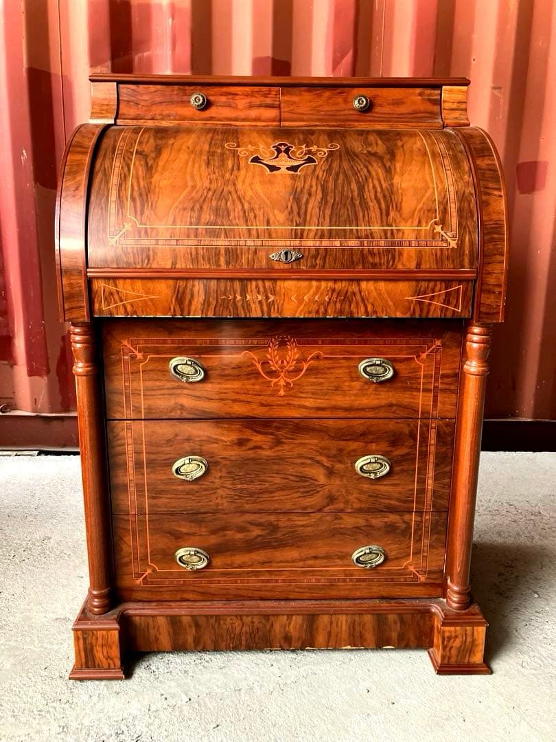 ヴィンテージ　ロールトップライティングビューロー