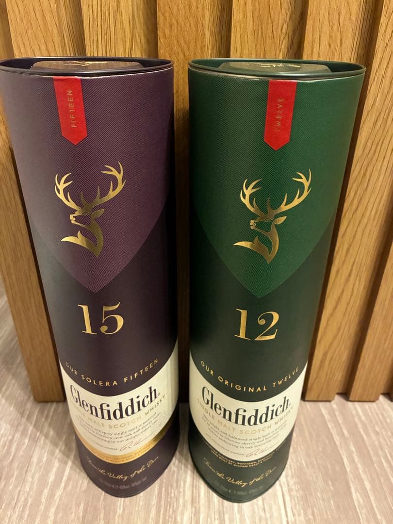 【最安値】Glenfiddich 12年 15年 セット