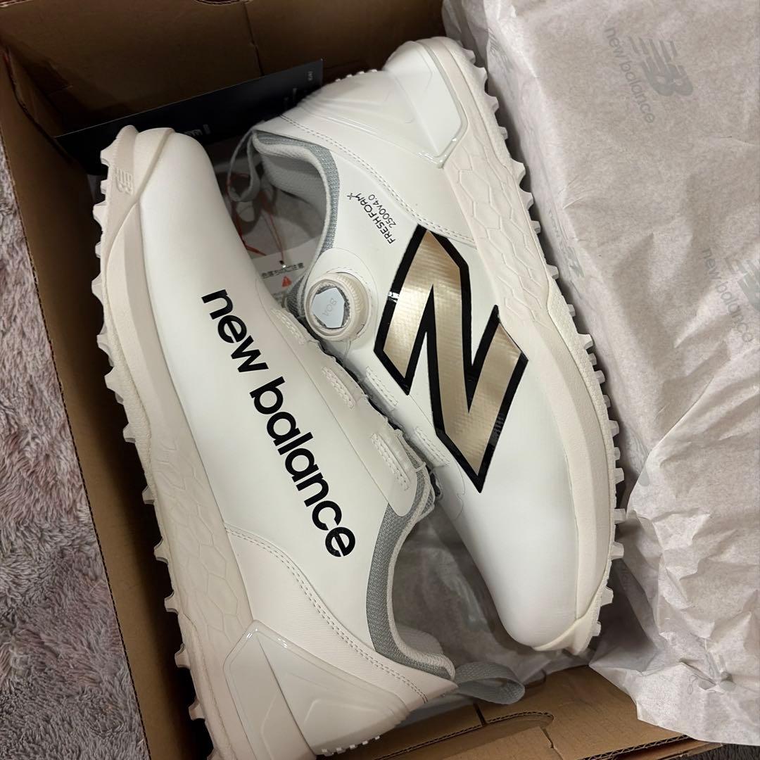 ニューバランスゴルフ X2500 v4 SL ボア Boa スパイクレス