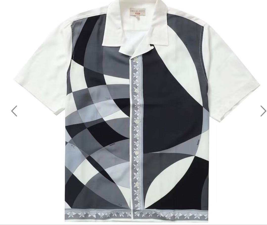 SUPREME 21SS × Emilio Pucci 総柄 半袖シャツ L