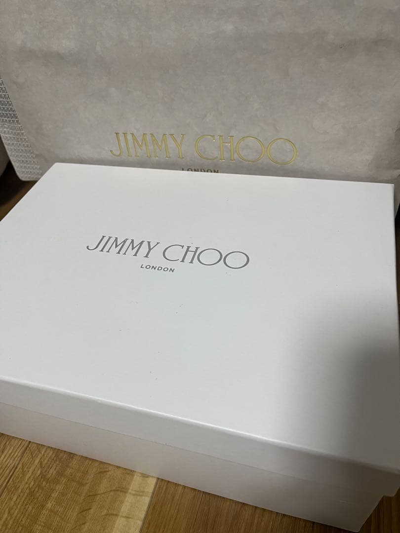 JIMMY CHOO ブラック/シルバー スニーカー　レザー　新品！
