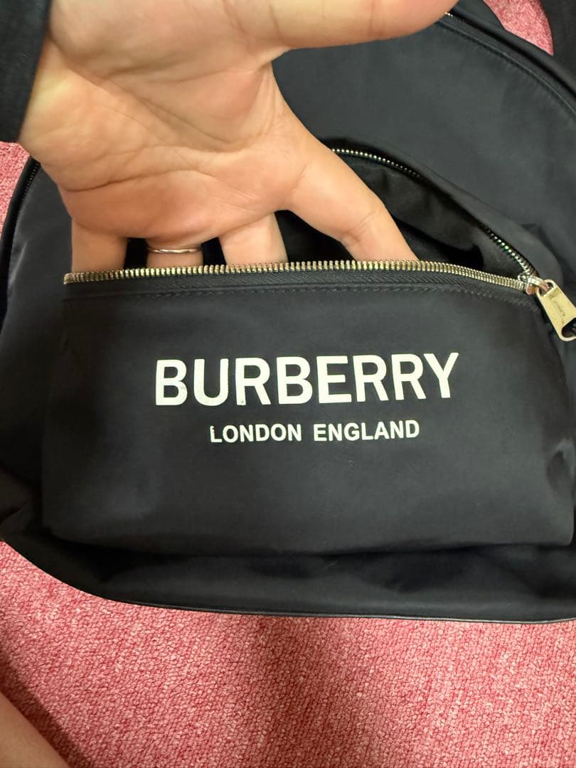 BURBERRY ブラック バックパック