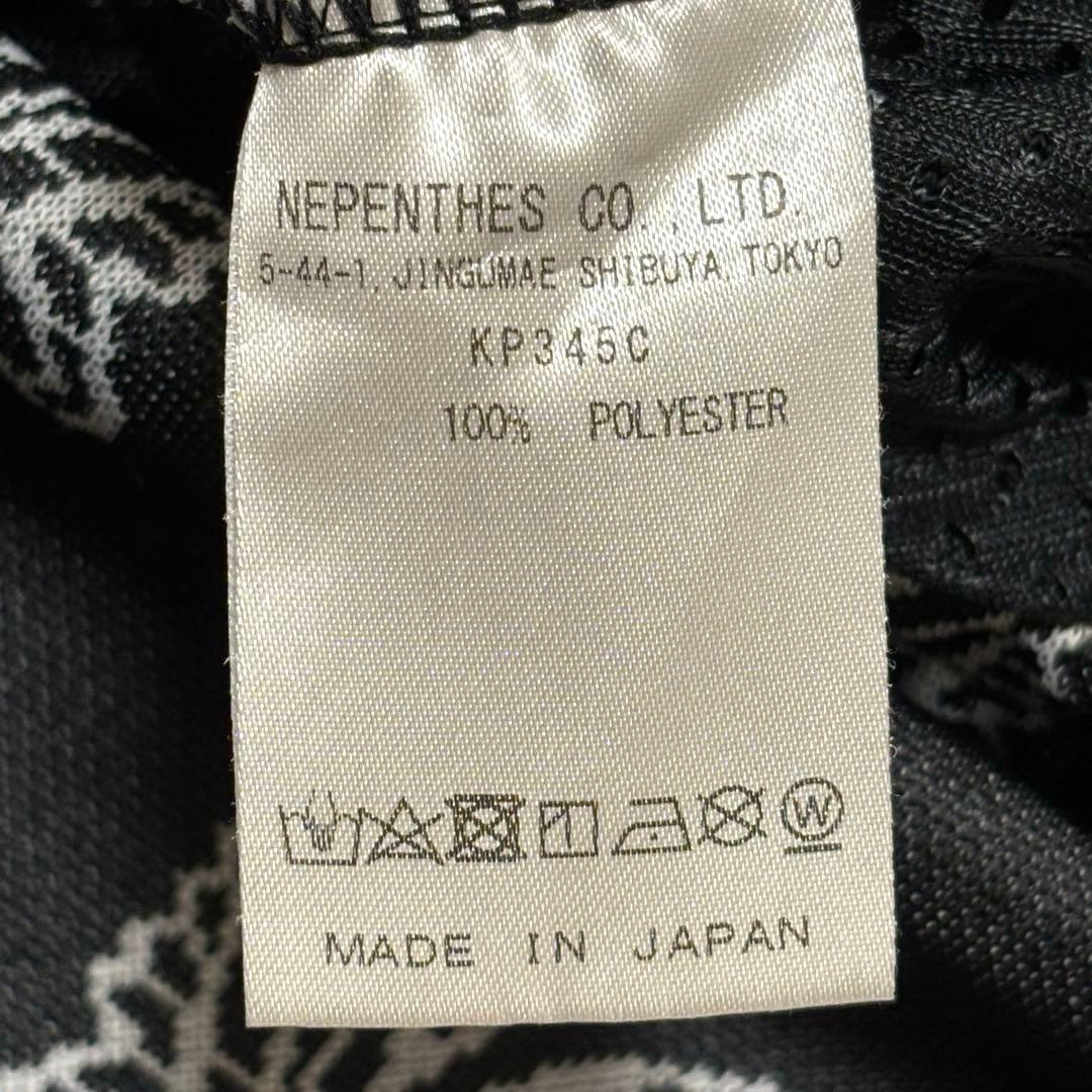 希少 Needles トラックパンツ パピヨン総柄 STUDIOUS別注 M 黒