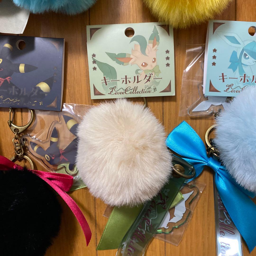 【C】キーホルダー Eevee Collection 全9種類コンプリートセット
