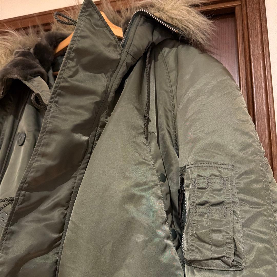 90s USA製 ALPHA N-3B ミリタリージャケット