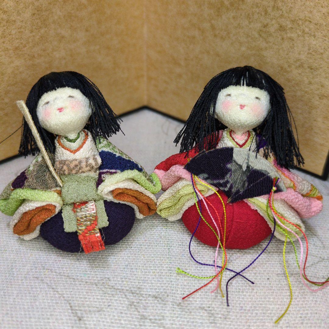 縮緬のお雛様　わらべ雛