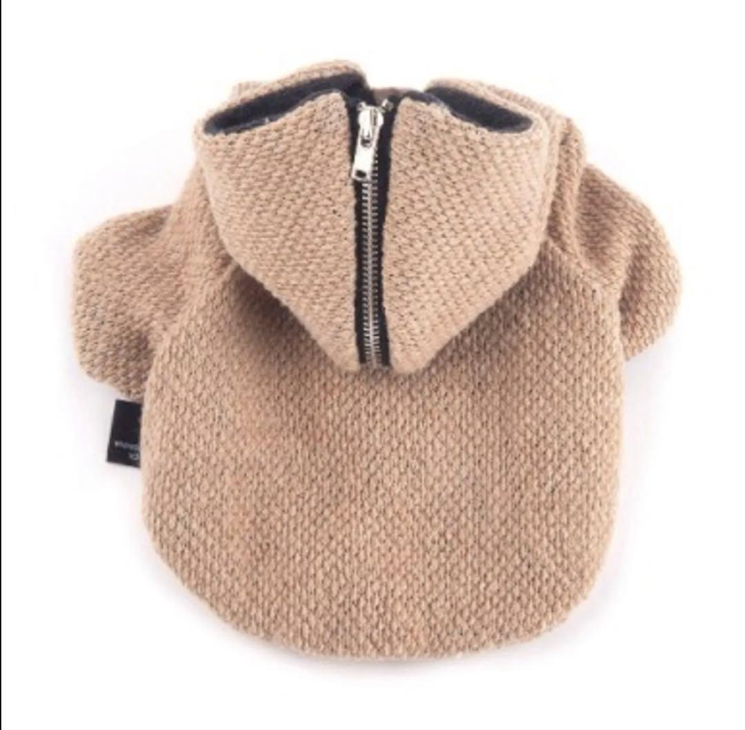 新品monchouchou フード付きアウター犬服　コート