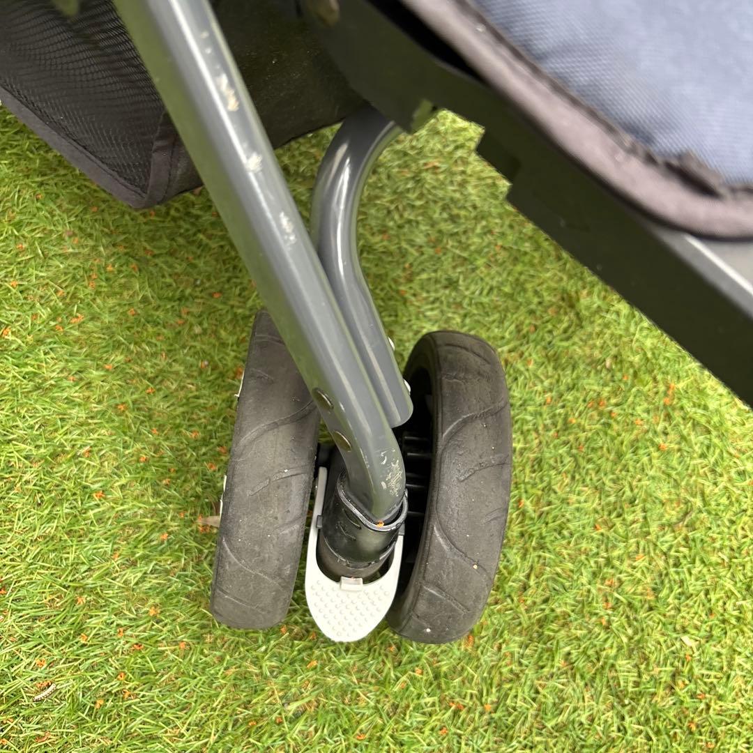 カトージ　二人乗り　ベビーカー　二人でゴー　レインカバー付き