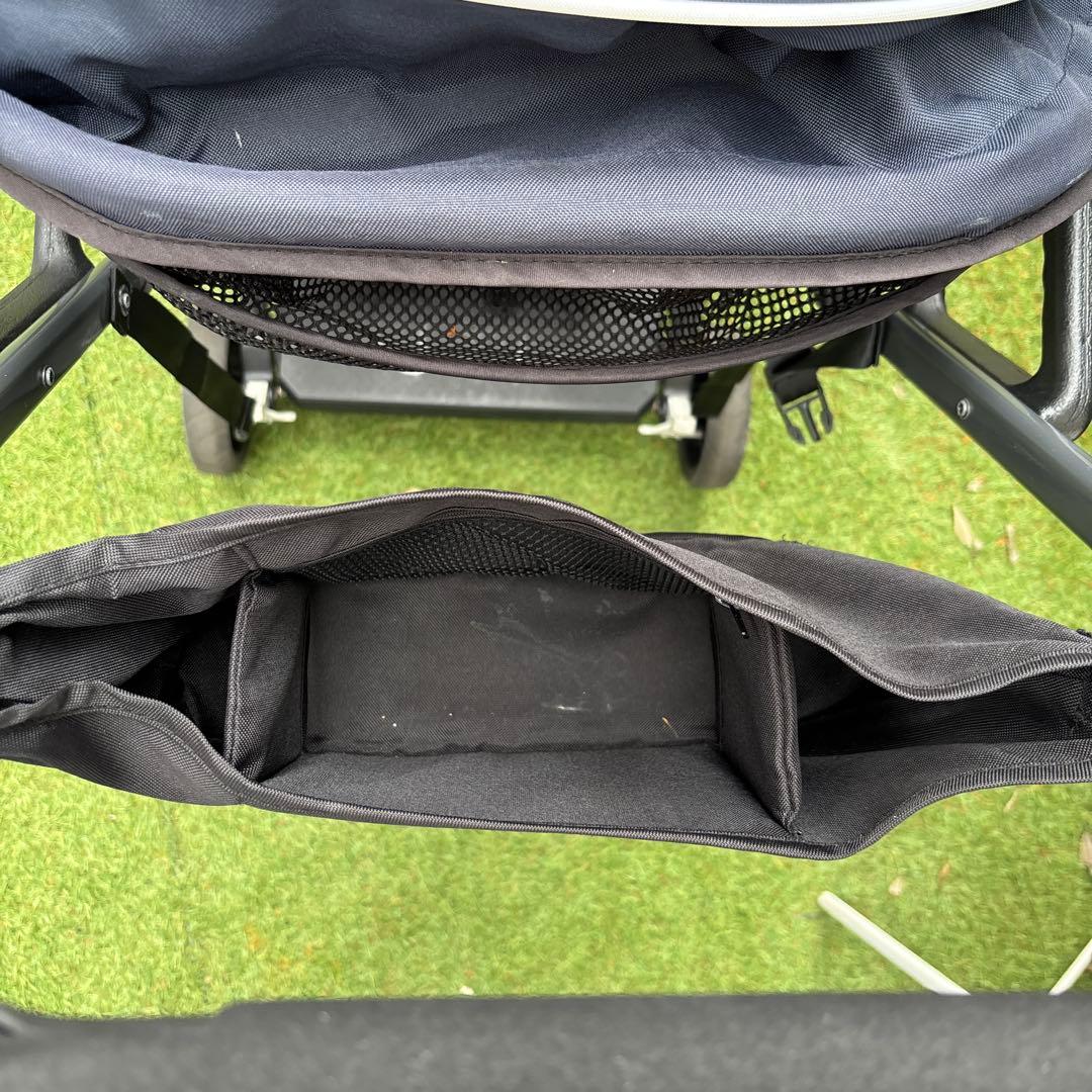 カトージ　二人乗り　ベビーカー　二人でゴー　レインカバー付き