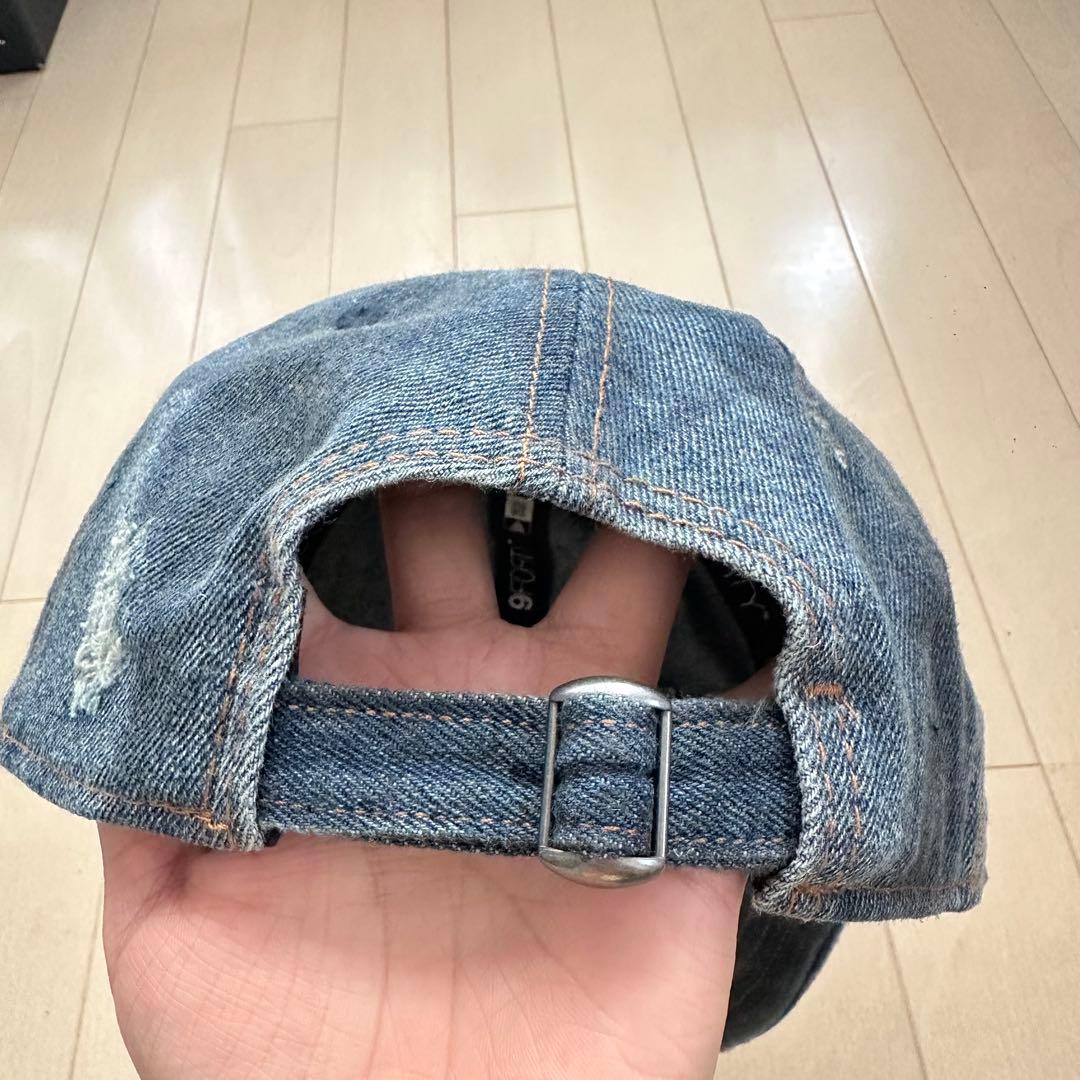 Matin Kim ニューエラ コラボ ダメージデニムキャップ 韓国 日本未発売