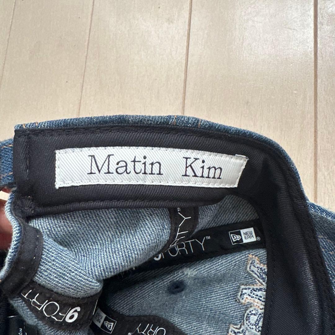 Matin Kim ニューエラ コラボ ダメージデニムキャップ 韓国 日本未発売