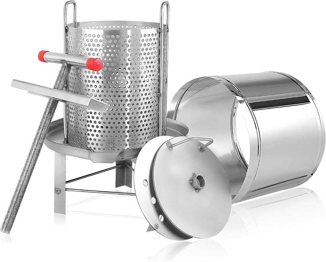 【開封・未使用】CGOLDENWALL 蜂蜜 分離器 蜂蜜圧搾機 果物 10L