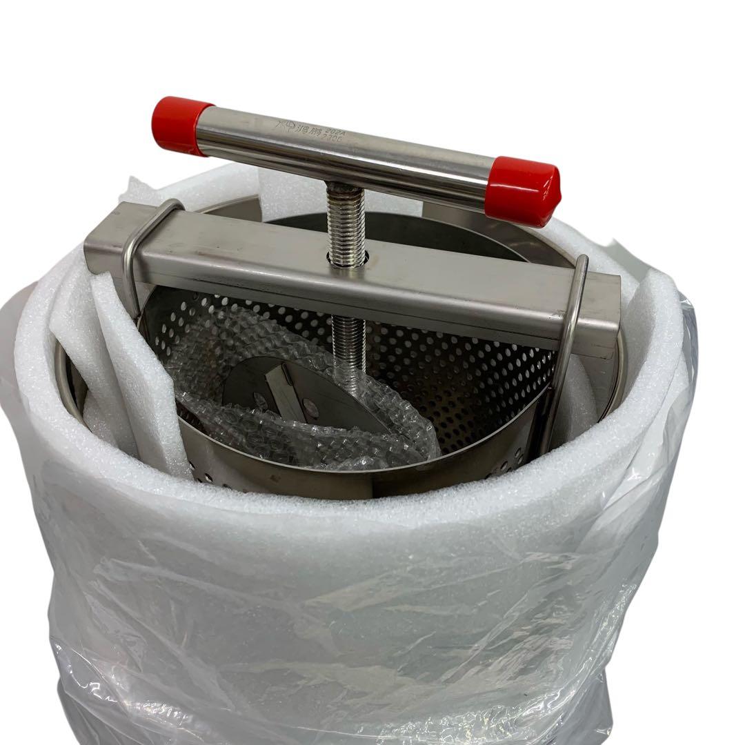 【開封・未使用】CGOLDENWALL 蜂蜜 分離器 蜂蜜圧搾機 果物 10L