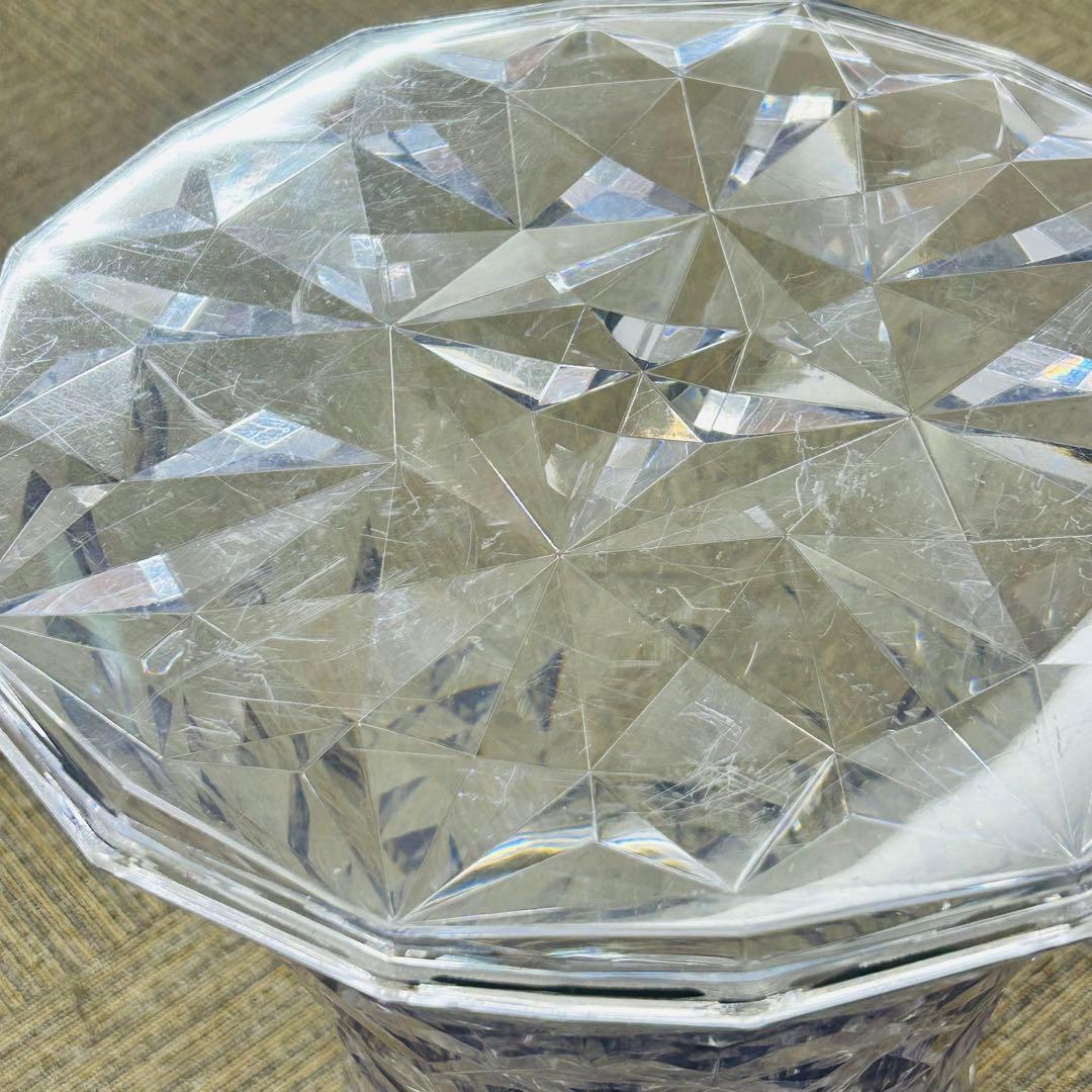 【良好】Kartell カルテル STONE ストーン スツール クリスタル①