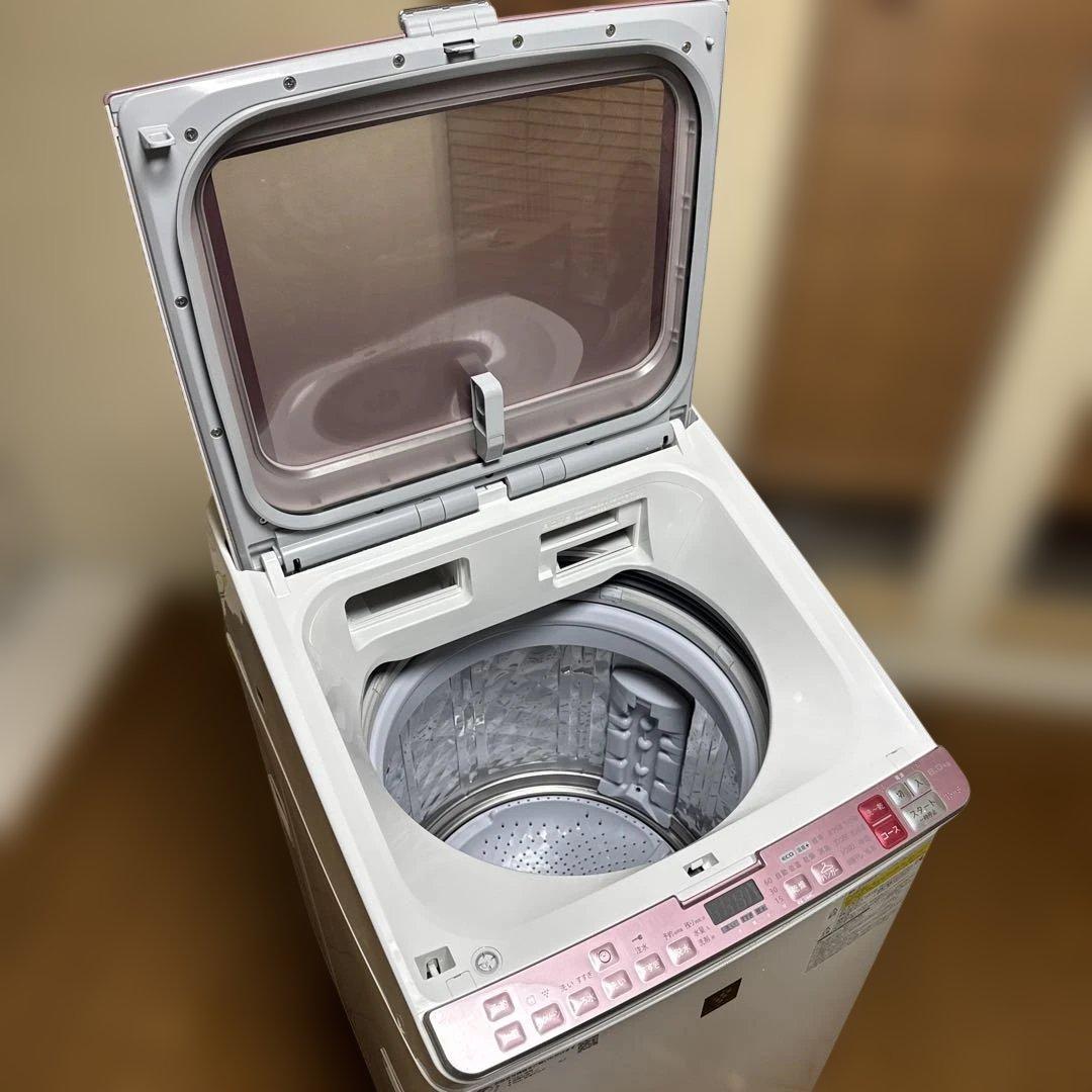 美品 SHARP 2020年製 洗濯乾燥機 8kg乾燥4.5kg 高品位モデル