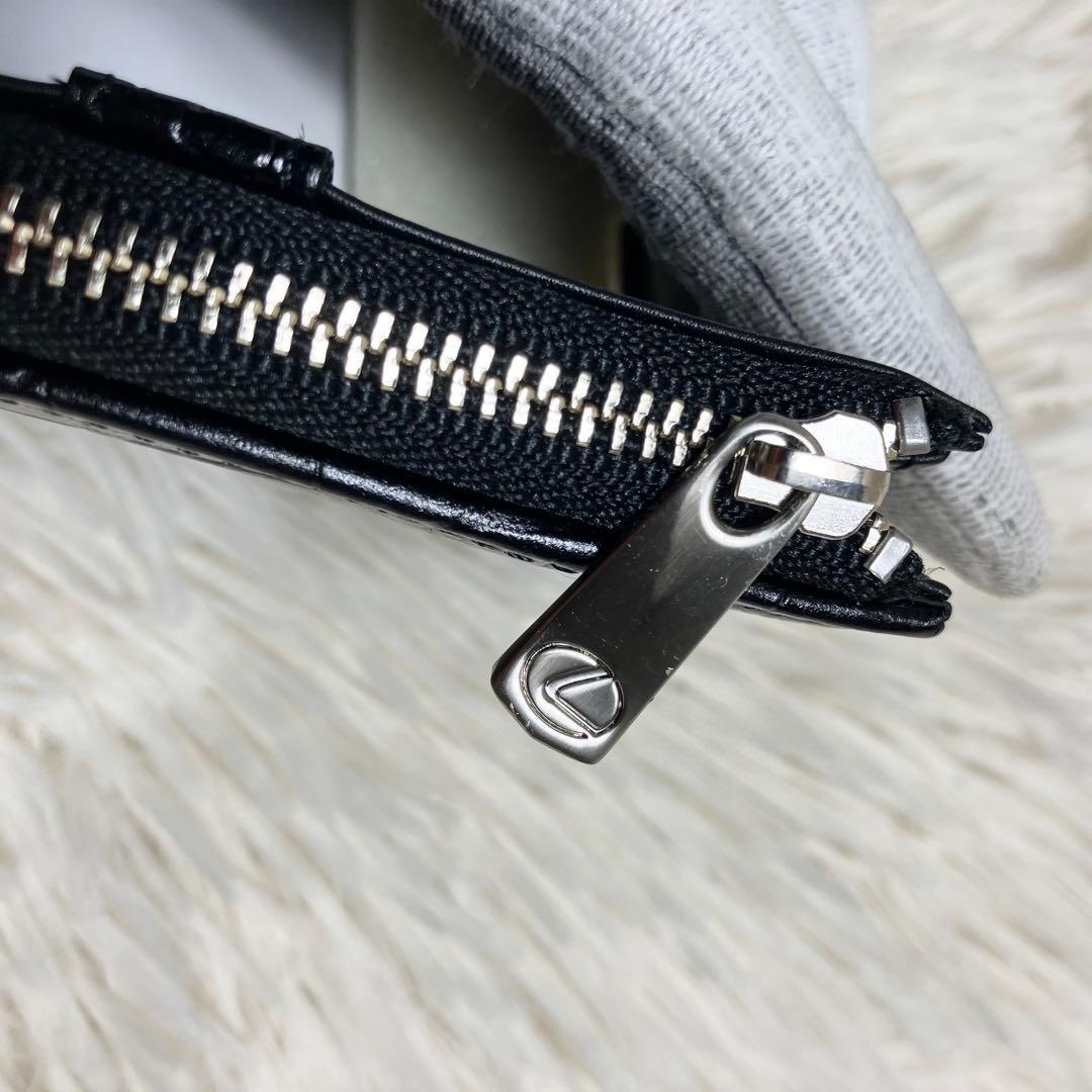 【未使用】 レクサス キーケース クロコ型押し ブラック