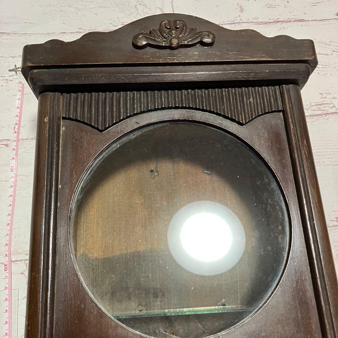 掛け時計　柱時計　ウォールラック　昭和レトロ　アンティーク　古時計