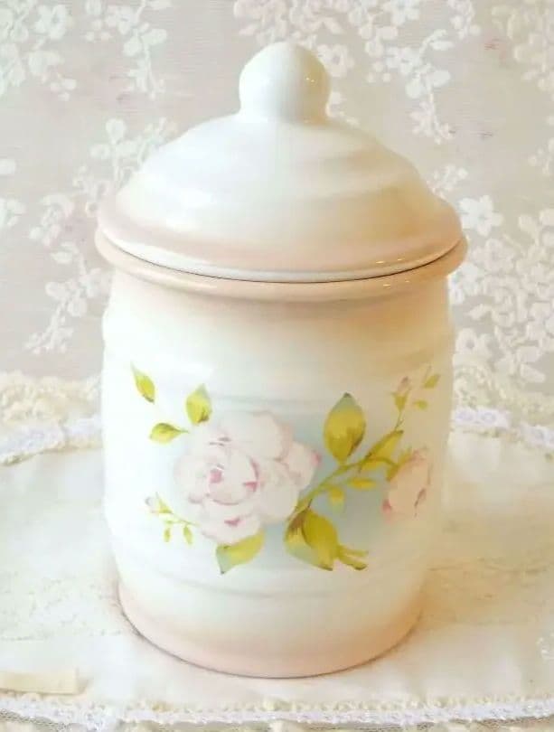 イマン　ポワージュ　たる型ビードキャニスター　マニーローズ