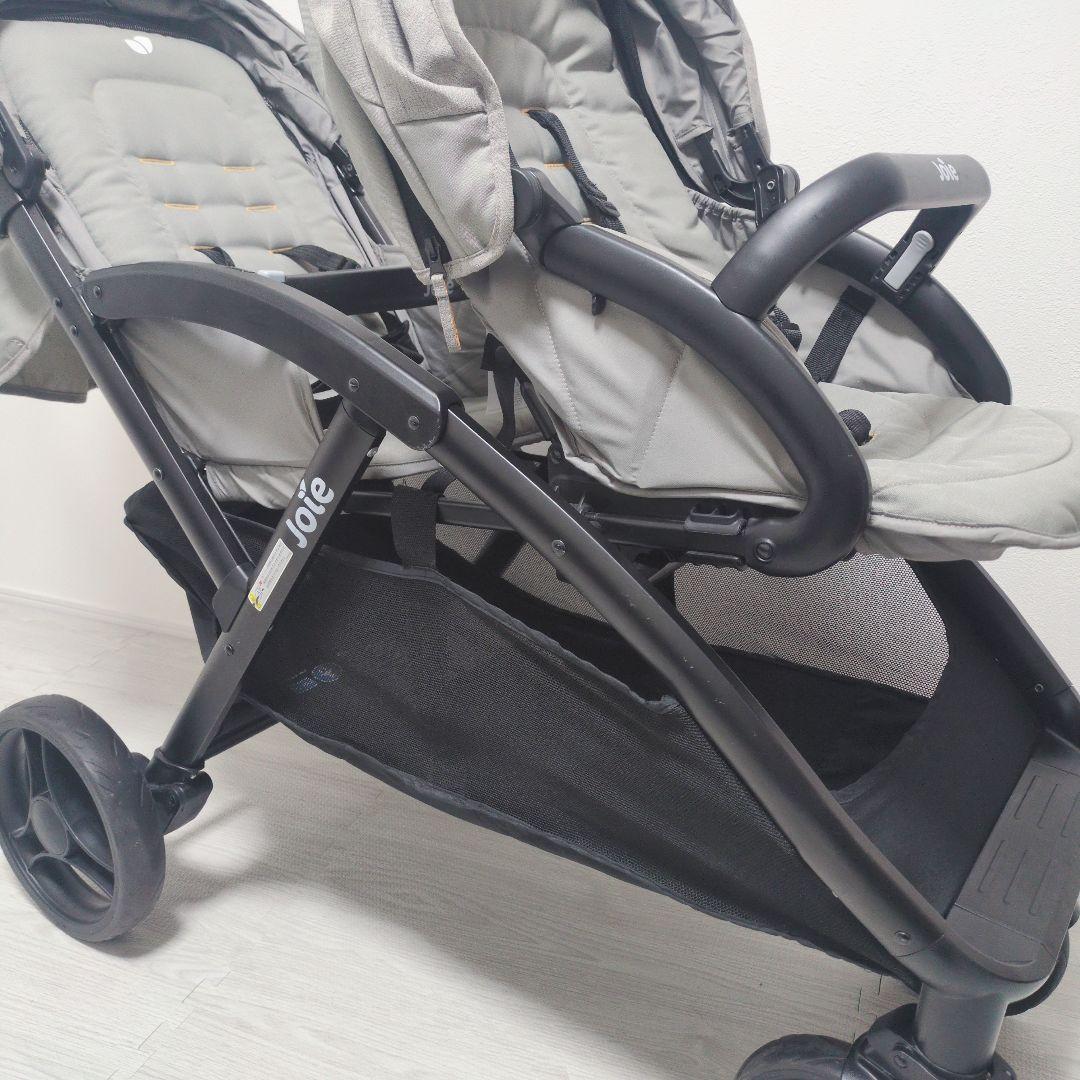 ✨️美品✨️Joie ジョイー 2人乗りベビーカー エヴァライトデュオ グレー
