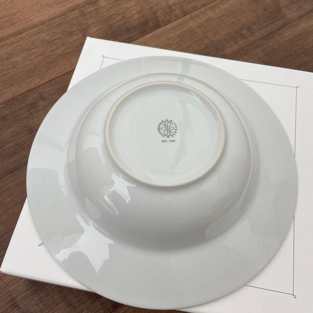 LYNGBY PORCELÆN RHOMBE スーププレート 24.5cm ５枚