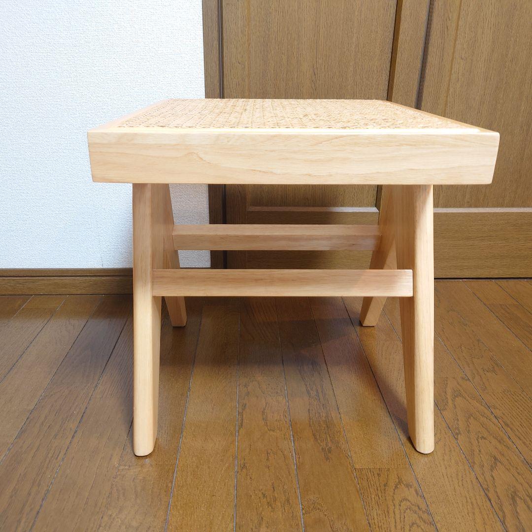 ピエールジャンヌレ　スツール　ナチュラル　リプロダクト　ラタン