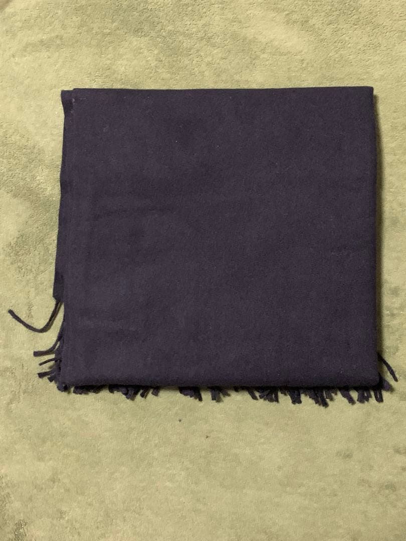 N*☆様 未使用ジョンストンズ大判マフラースカーフ　ブラック