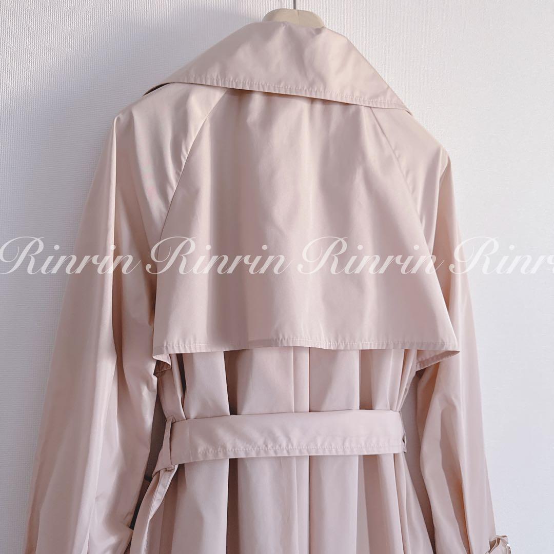 【美品】ANAYI タフタハッスイカコウトレンチコート 36