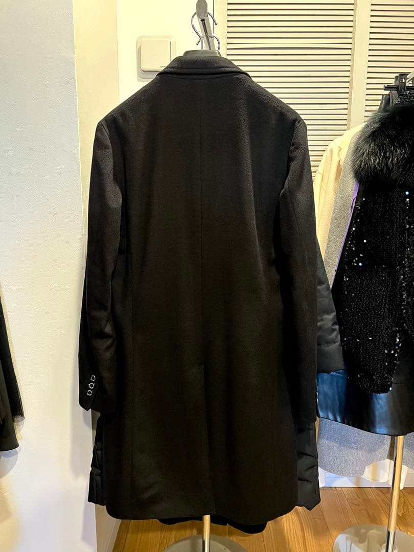 1piu1uguale3 最高級イタリアカシミアチェスターコート 定価26万