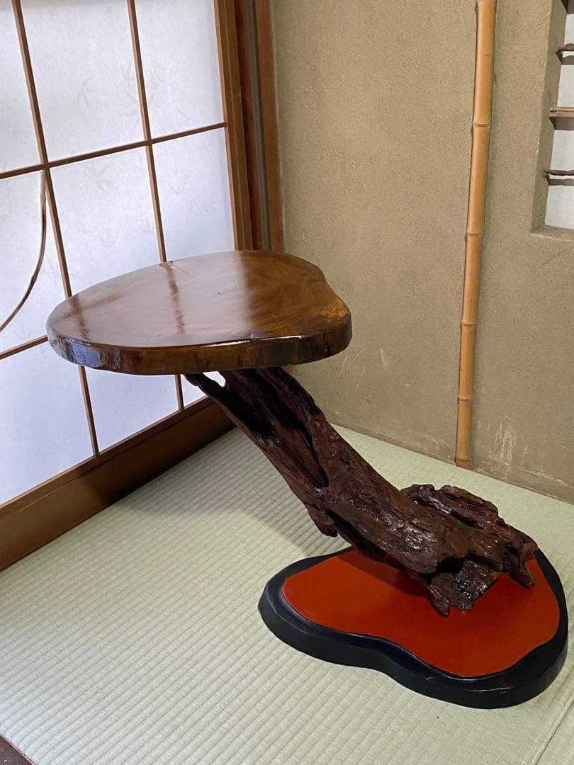 盆栽台　天然素材