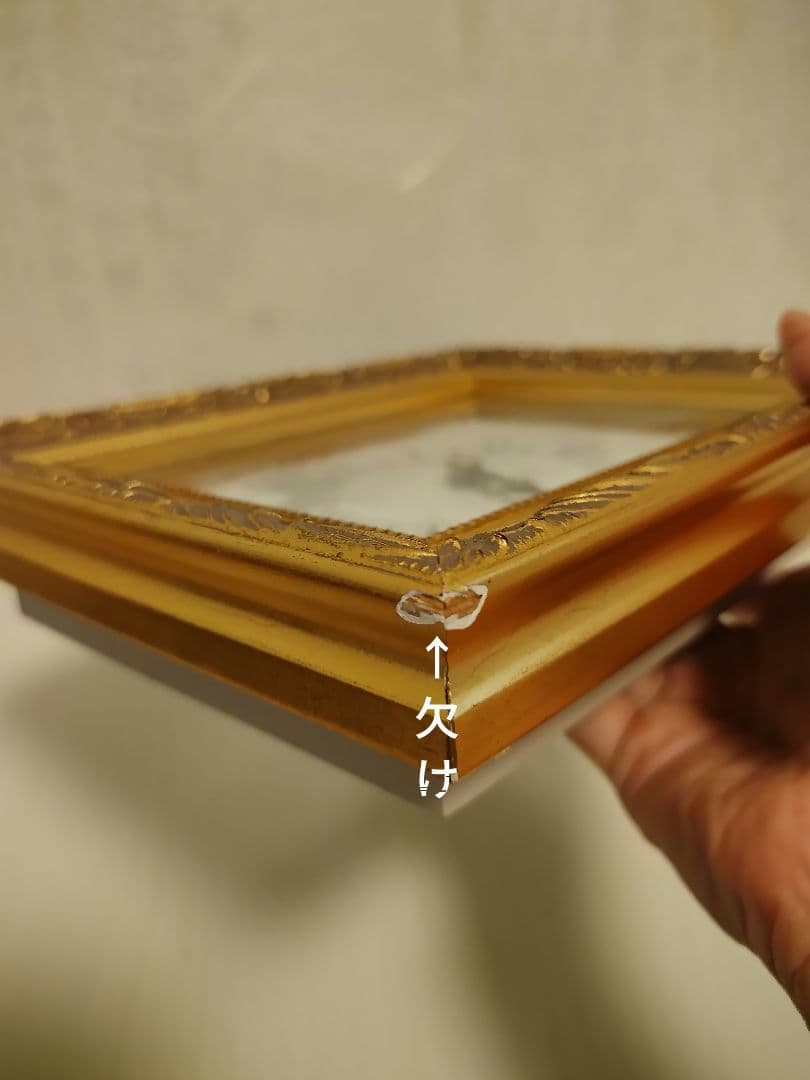 週末限定値下げ！銀座和光　WAKO 現行品　クォーツ掛け時計　エレガント額縁