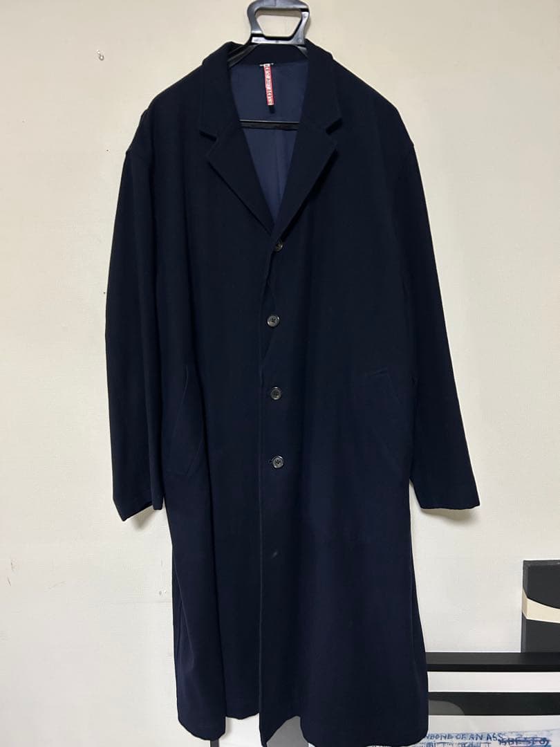 Y's for men チェスターコート ネイビー Lサイズ ヨウジヤマモト