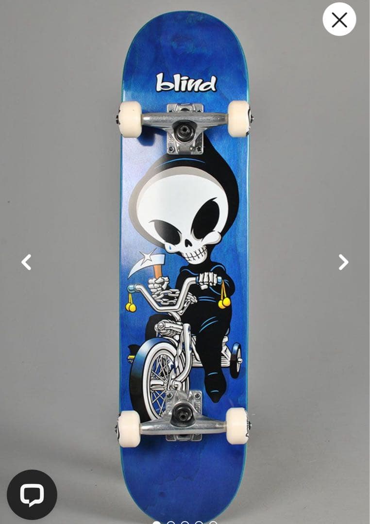 ☆新品未使用☆bLindスケートボード ブルー 7.625インチ10511572