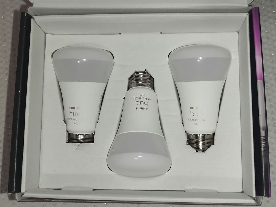 Philips Hue カラー 1100lm 3個セット