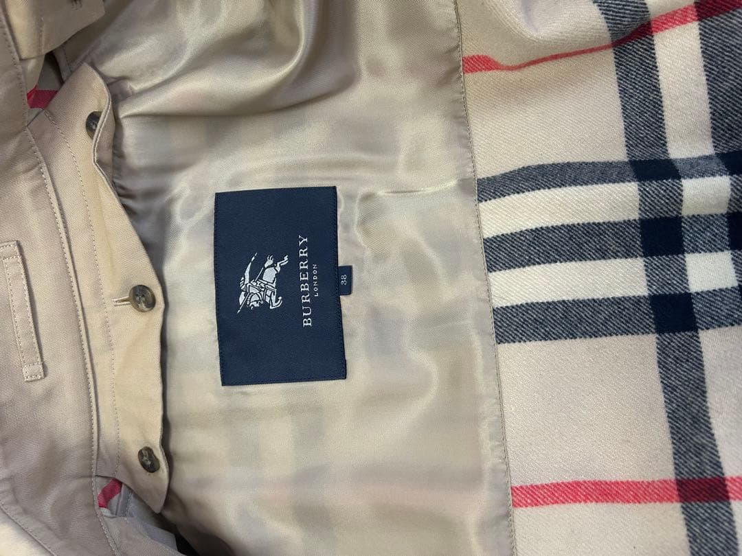 バーバリーロンドン ノバチェックライナー付き トレンチコート