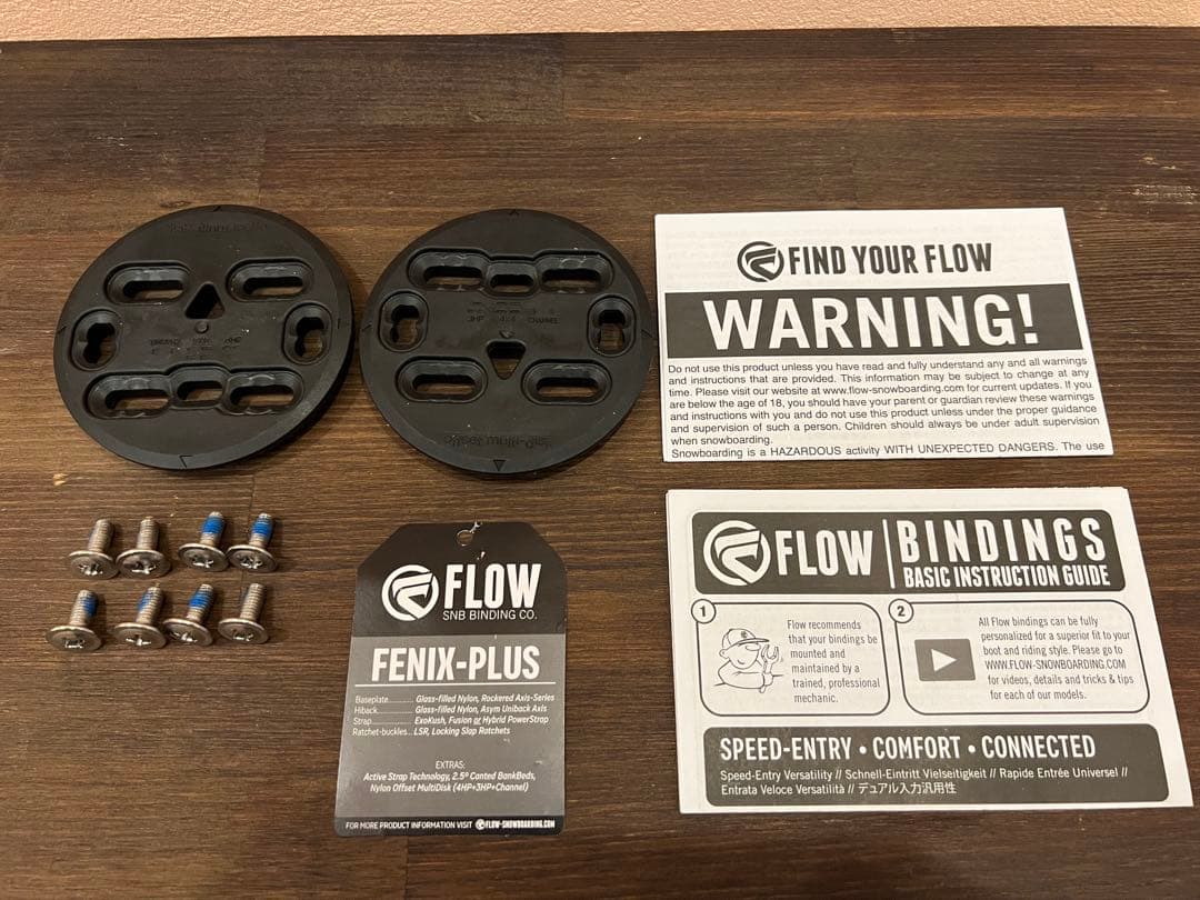 FLOW FENIX-PLUS スノーボードビンディング