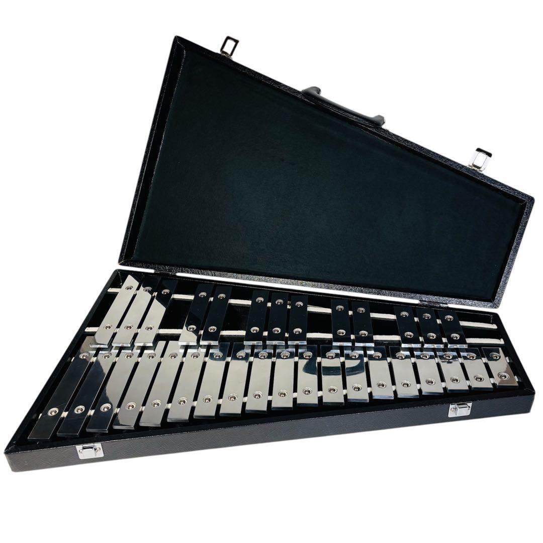 【美品】グロッケン　鉄琴　32鍵　ケース付