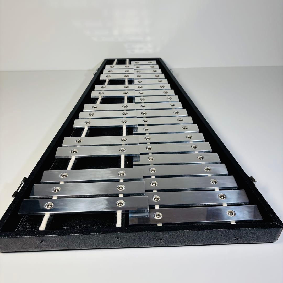 【美品】グロッケン　鉄琴　32鍵　ケース付