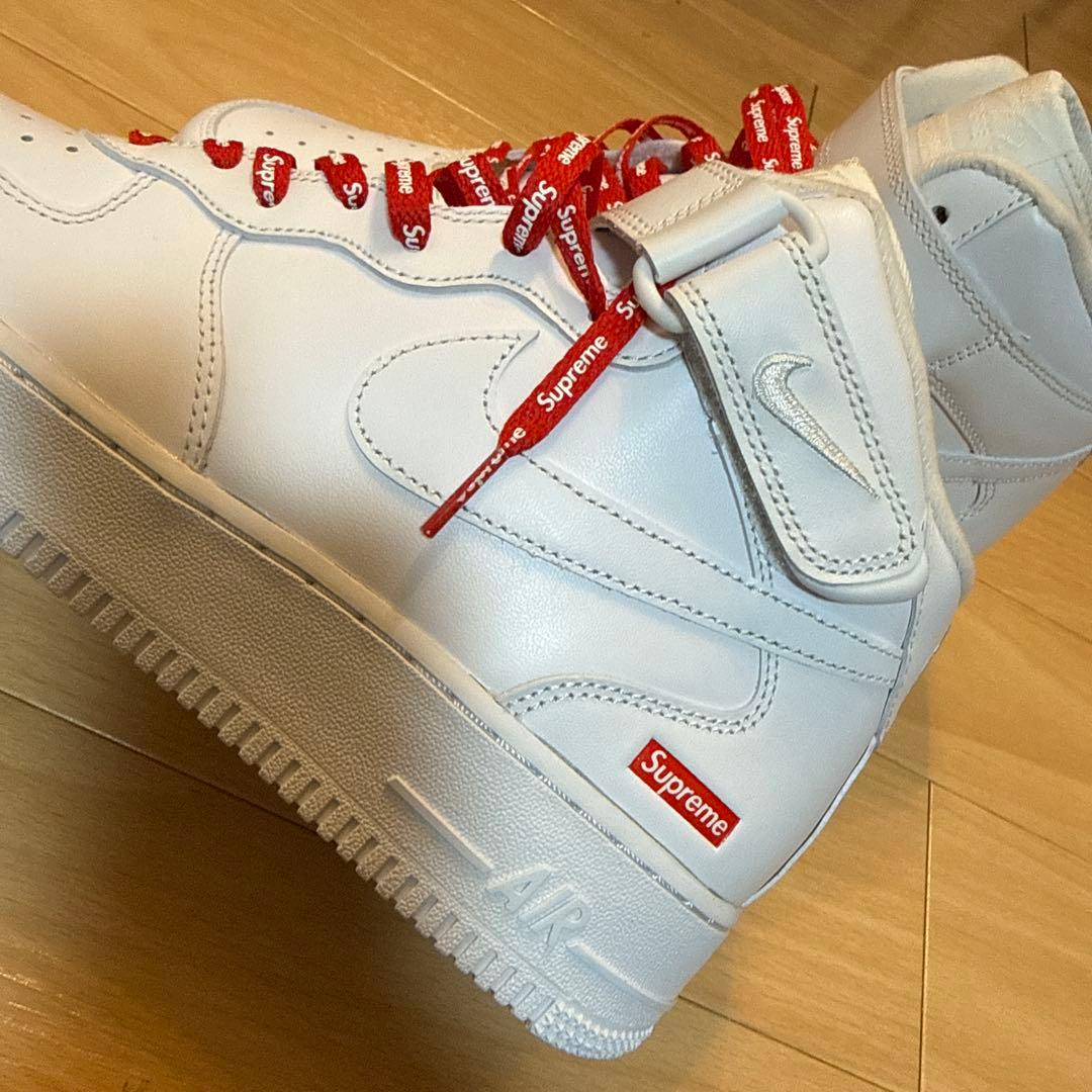 Supreme Air Force 1 ホワイト　27.0