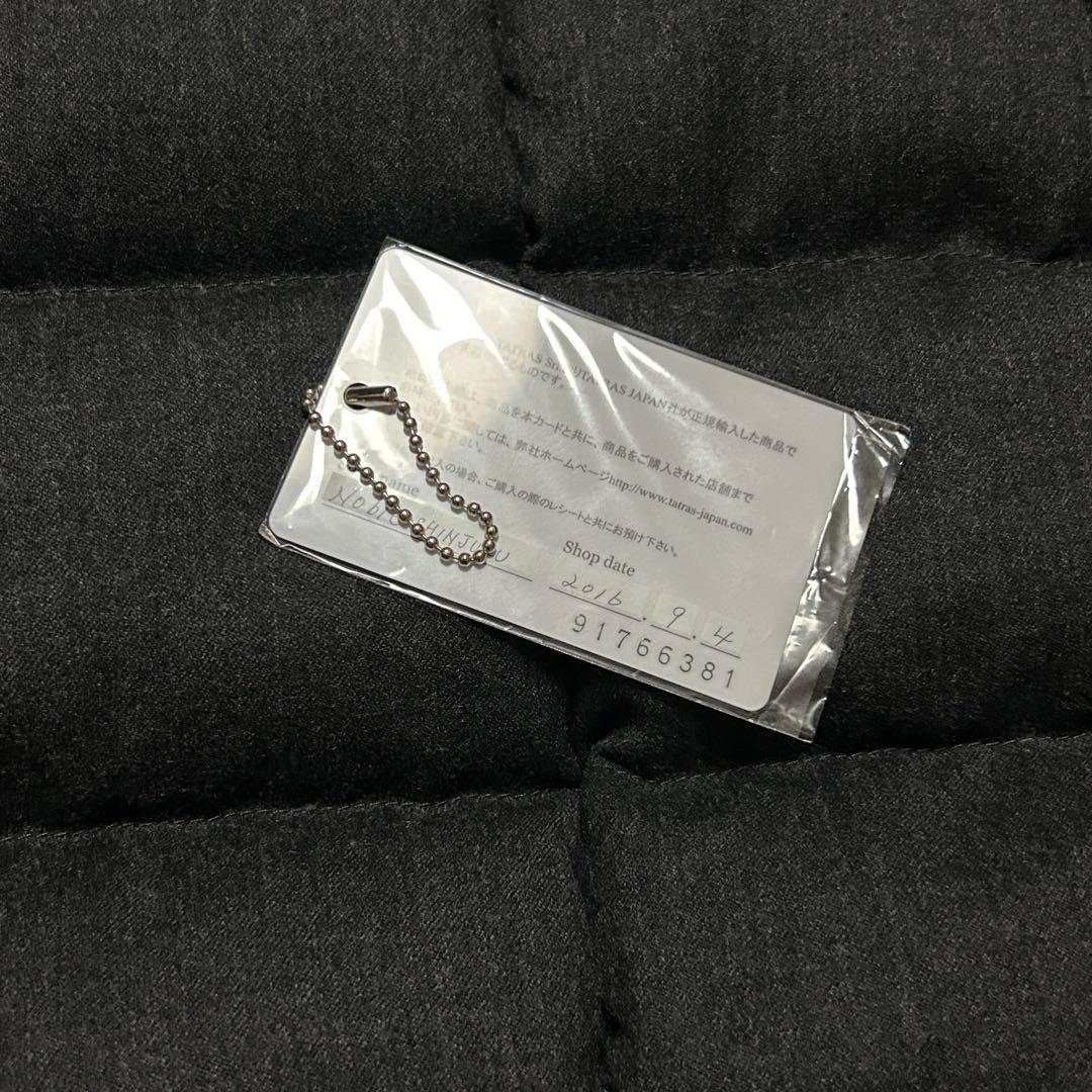 【美品・証明あり】タトラス ノーブル別注 ウールショールカラー　ダウンコート