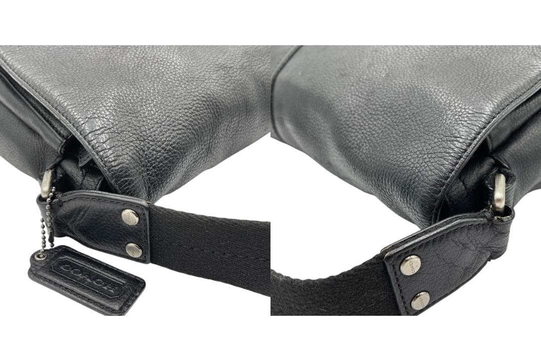 COACH F70423 キャムデン ペブルドレザー メッセンジャーバッグ