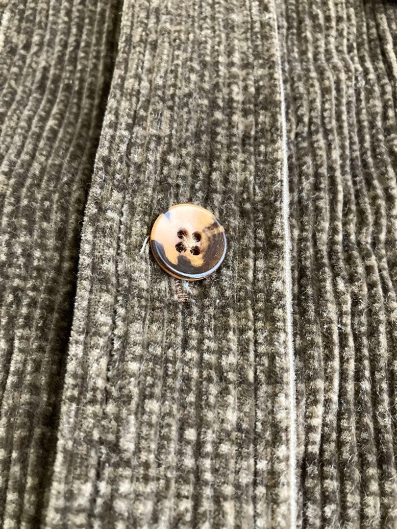 レア 希少 モーリシャス製 初期 RRL 三つ星 コーデュロイ シャツ ブラウン