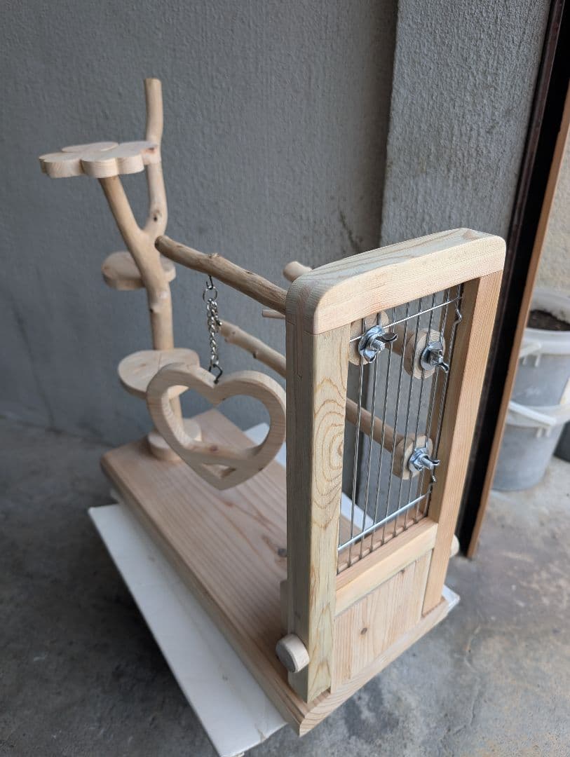 バードアスレチック30 折りたたみ式、止まり木アレンジ可能