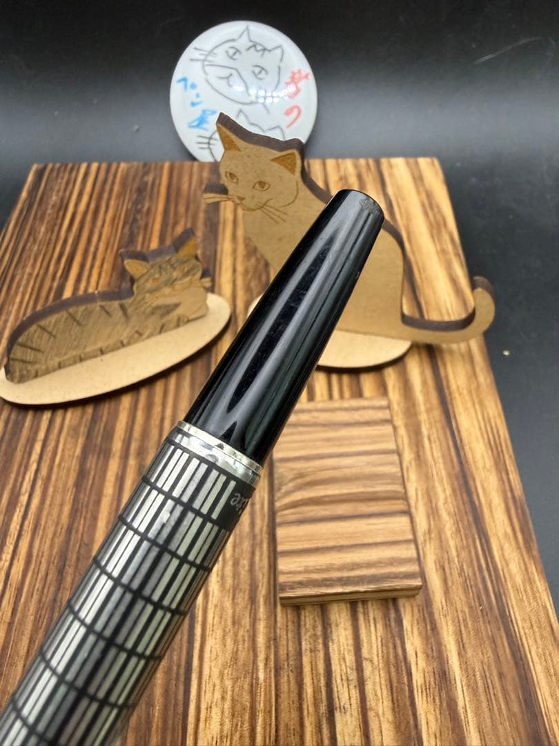 Pilot 万年筆 エリート 蝕刻 ショート 18K レアB 1976