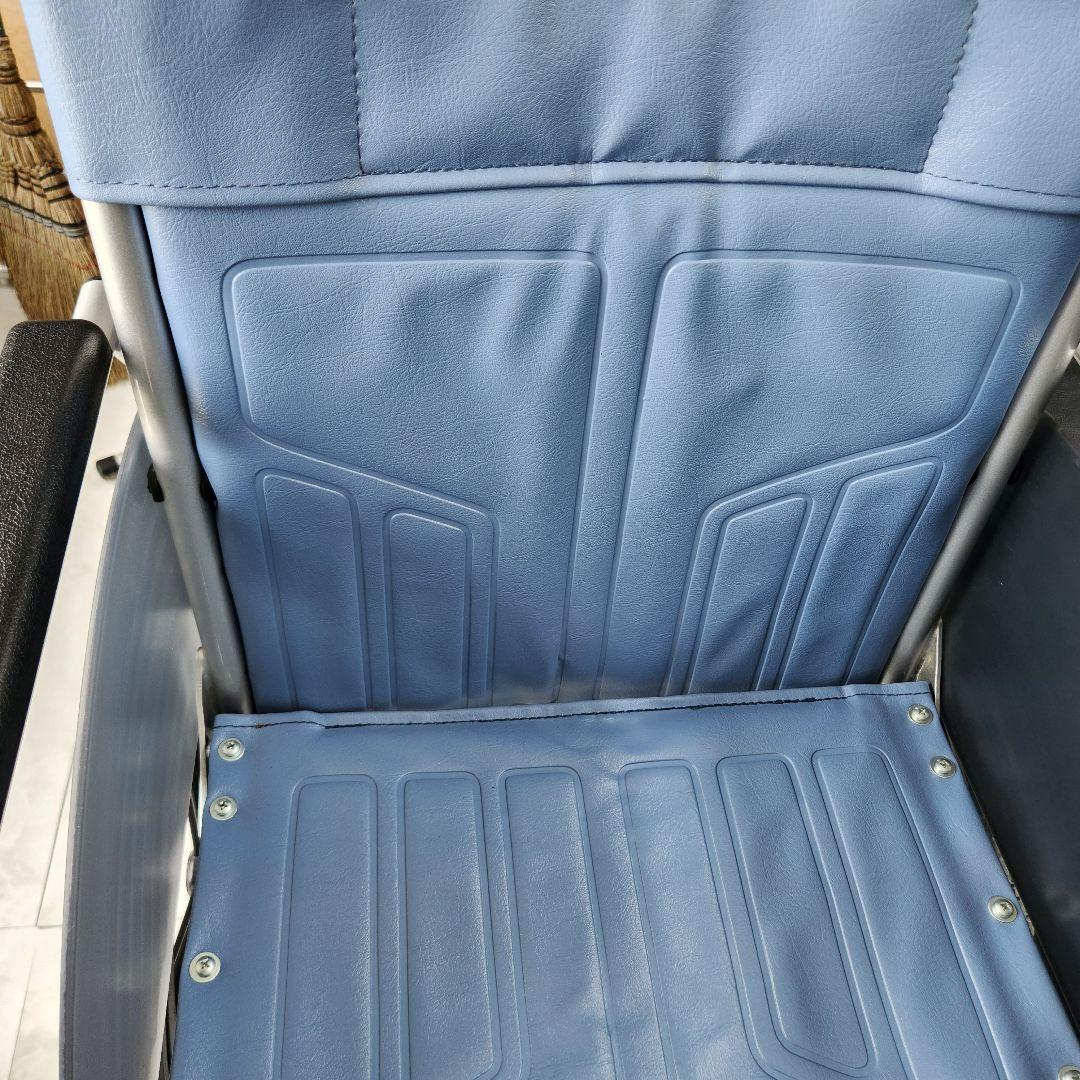 たくちゃんさま専用 松永製作所 青い折りたたみ式介助用車椅子