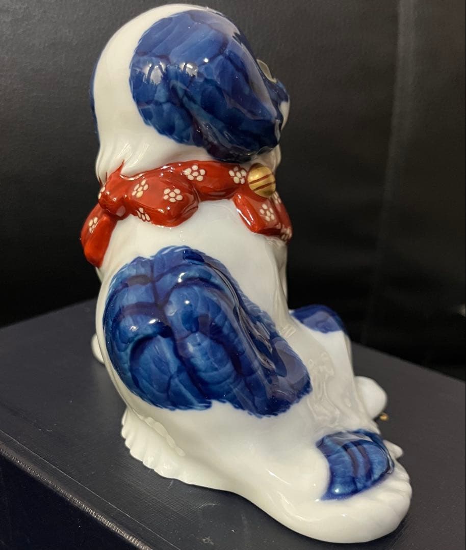 源右衛門窯 染錦戌 そめにしきいぬ 置物