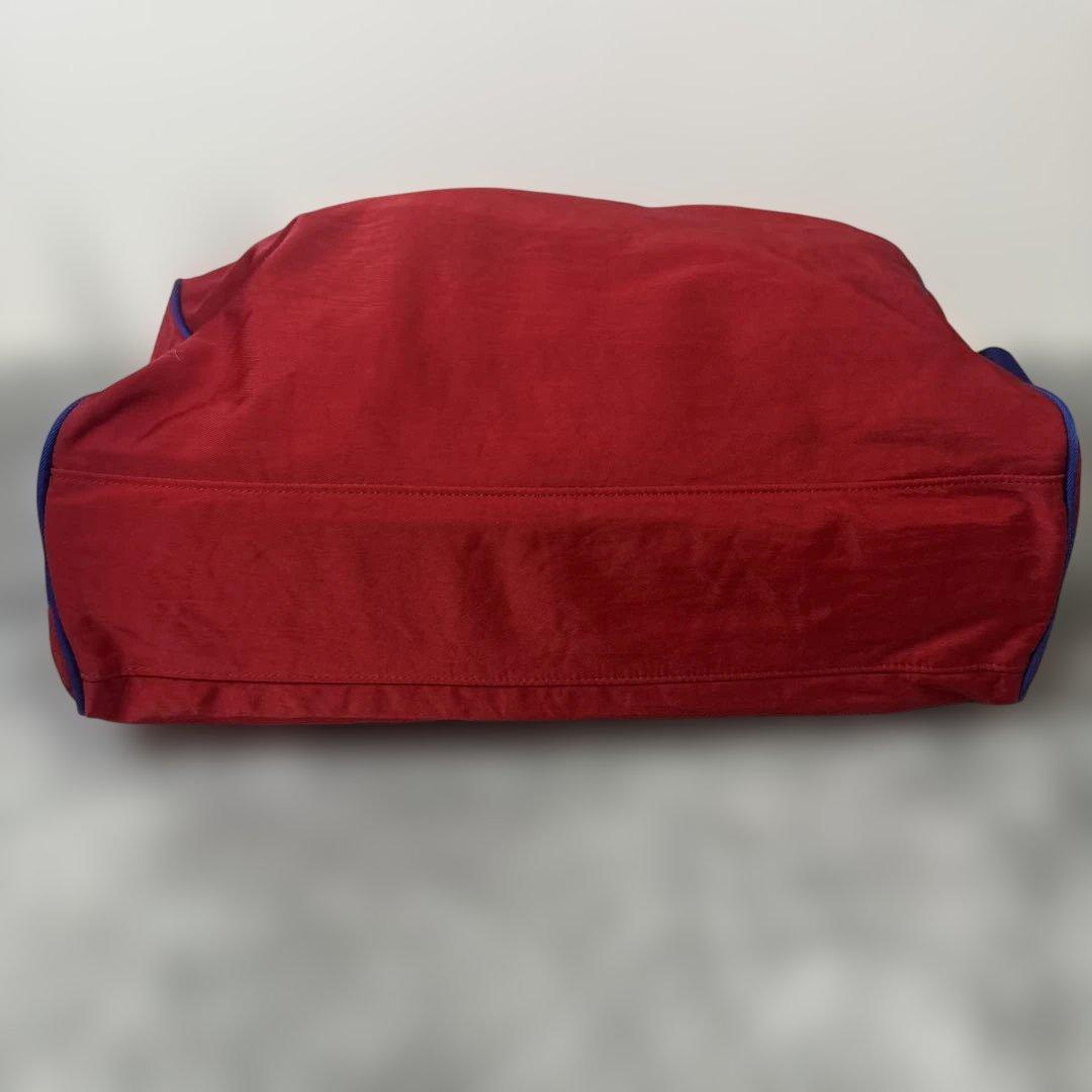 Moschino ボストンバッグ 赤 ハート 平和ピースマークモスキーノ